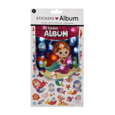 Mermaid Sticker Album with Stickers